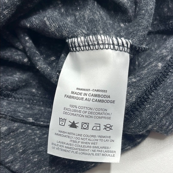 Nike cotton shorts kids medium standard fit curved hem gray white drawstrings - Picture 5 of 10